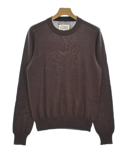 Maison Margiela Sweaters Solid Color Striped Floral Print