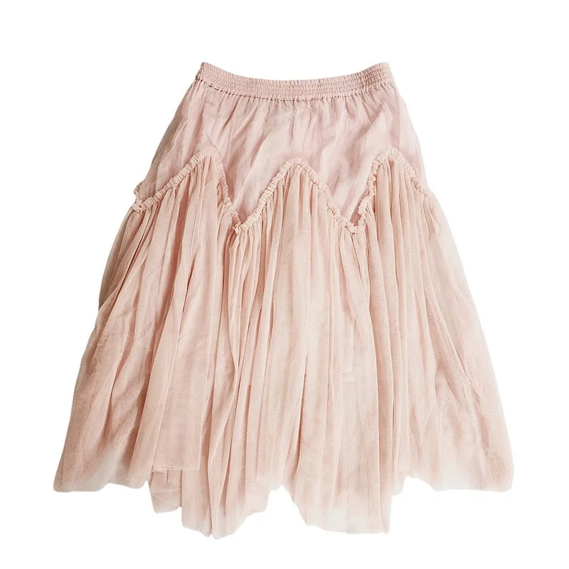 Peggy Harper Skirt - Primrose Pink denim skirt trendy