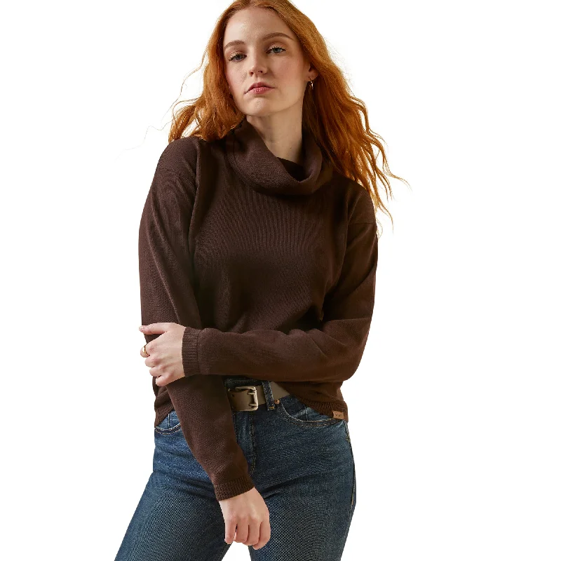 Lexi Sweater Notch Collar Peter Pan Collar Cowl Neck