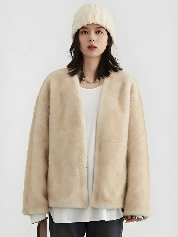 Casual Plush Jacket Belted Jacket Elasticated Jacket Padded Jacket