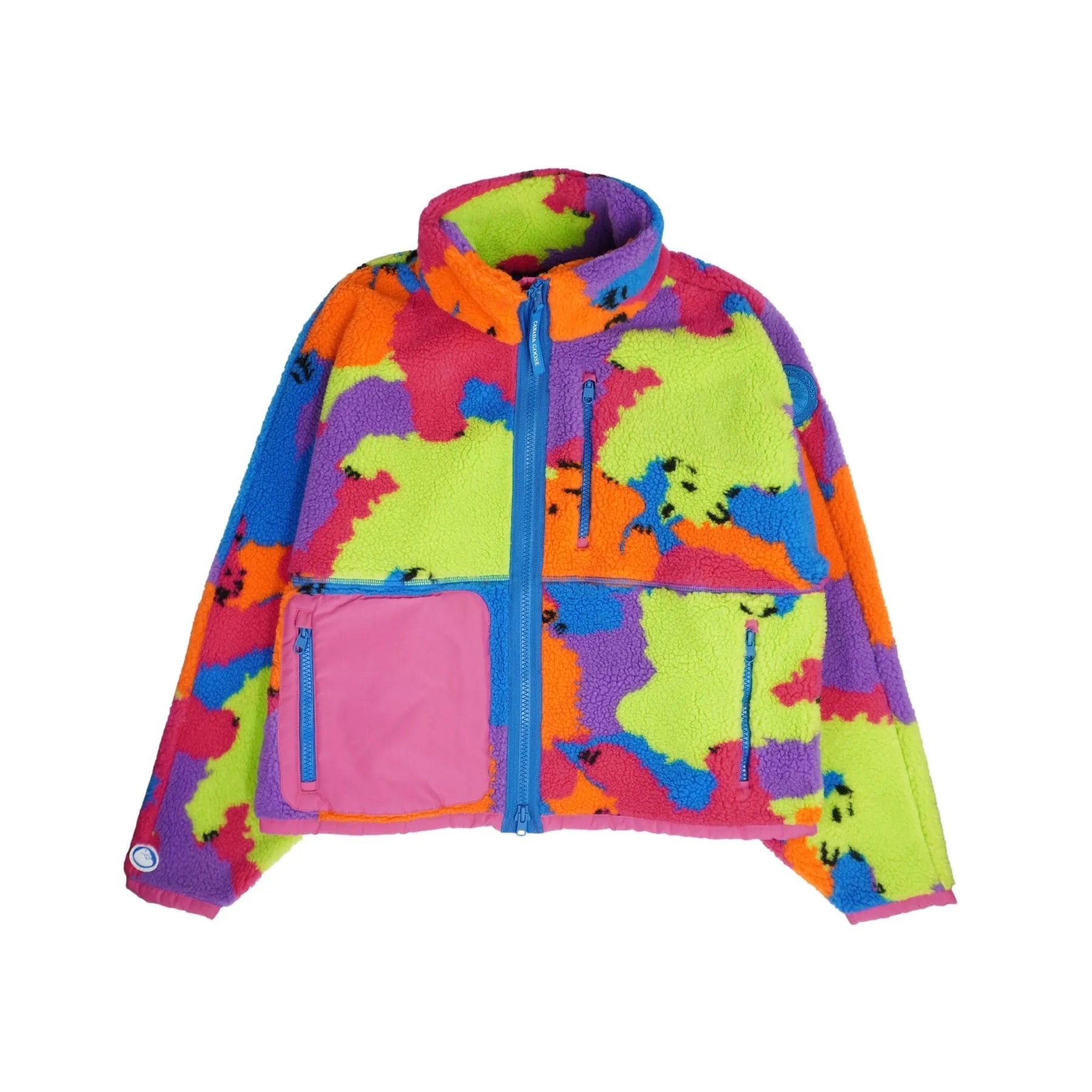 Canada Goose x Paola Pivi Fleece Jacket - Women's S Notch Collar Peter Pan Collar Cowl Neck Canada Goose x Paola Pivi Fleece Jacket - Women's S Notch Collar Peter Pan Collar Cowl Neck