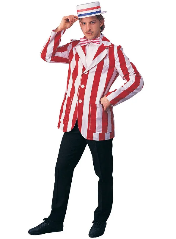 Roaring 20s Candy Striped Mens Costume Jacket Knit Jacket Woven Jacket Fleece Jacket Roaring 20s Candy Striped Mens Costume Jacket Knit Jacket Woven Jacket Fleece Jacket