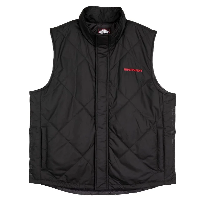 Independent Jacket Holloway Vest - Black Trench Coat Raincoat Waterproof Jacket