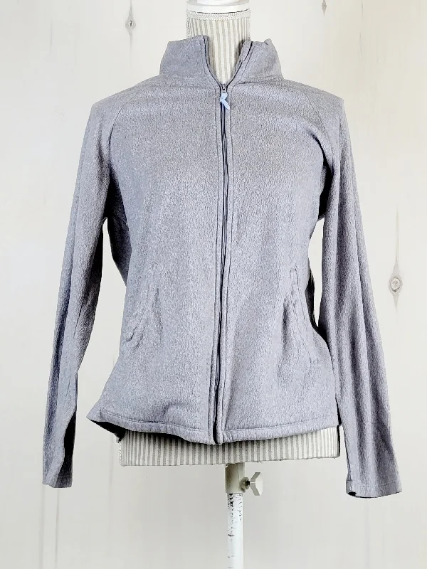 CAROLE HOCHMAN FLEECE ZIP SWEATER LADIES MEDIUM PRE-LOVED Real Fur Shearling Chenille CAROLE HOCHMAN FLEECE ZIP SWEATER LADIES MEDIUM PRE-LOVED Real Fur Shearling Chenille