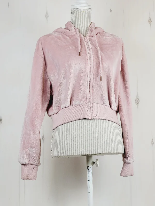 WEEKEND EDITION FUZZY PINK ZIP SWEATER LADIES MEDIUM PRE-LOVED Boxy Sweater Fitted Sweater A-Line WEEKEND EDITION FUZZY PINK ZIP SWEATER LADIES MEDIUM PRE-LOVED Boxy Sweater Fitted Sweater A-Line
