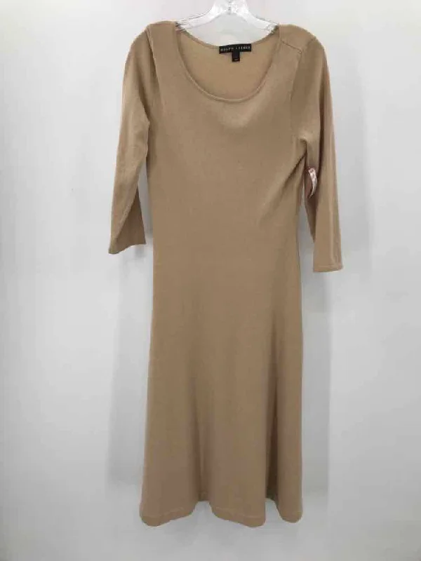 Pre-Owned Ralph Lauren Black Label Brown Size Large Maxi Sweater Dress Fleece Sweater Nylon Polyester Pre-Owned Ralph Lauren Black Label Brown Size Large Maxi Sweater Dress Fleece Sweater Nylon Polyester