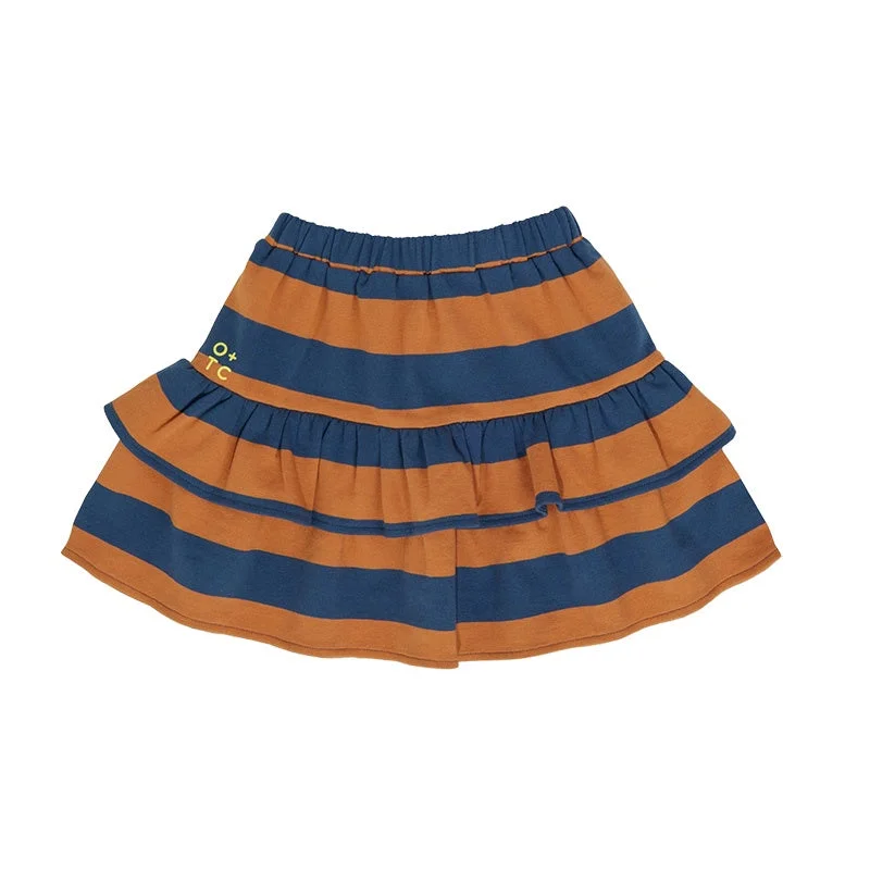 Olive And The Captain Abby Skirt - Rugby Stripe wool skirt thick