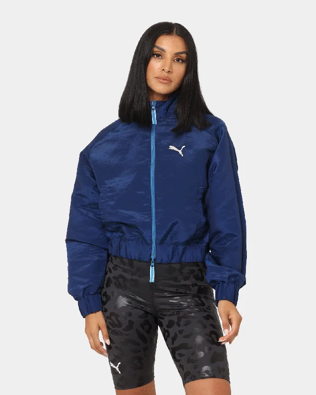 Puma Women's 'Bout A Bucket Jacket Vallarta Blue Belted Jacket Elasticated Jacket Padded Jacket Puma Women's 'Bout A Bucket Jacket Vallarta Blue Belted Jacket Elasticated Jacket Padded Jacket