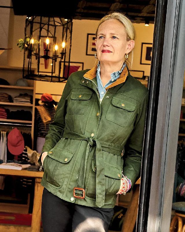 Women’s Aberdeen Jacket in Olive Waxed Canvas Quilted Jacket Puffer Jacket Insulated Jacket Women’s Aberdeen Jacket in Olive Waxed Canvas Quilted Jacket Puffer Jacket Insulated Jacket