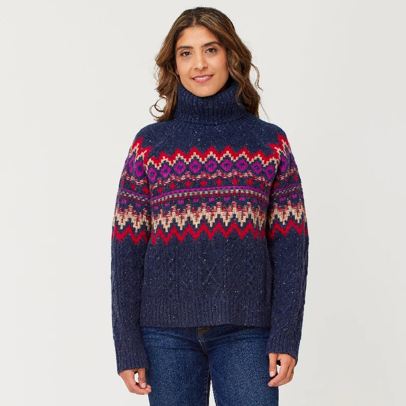 Bluebird Sweater Seamless Knitted Crochet