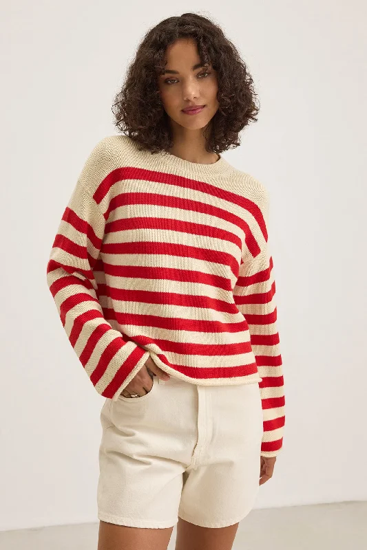 LEX COTTON CASHMERE SWEATER Mesh Fabric Canvas Fabric Denim Fabric