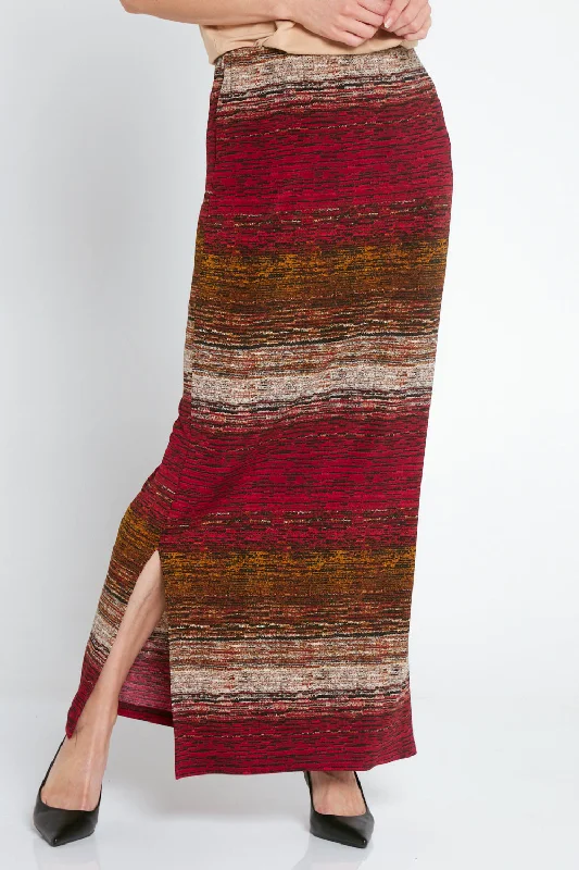 Adelaide Skirt - Desert Sunset belted skirt waist