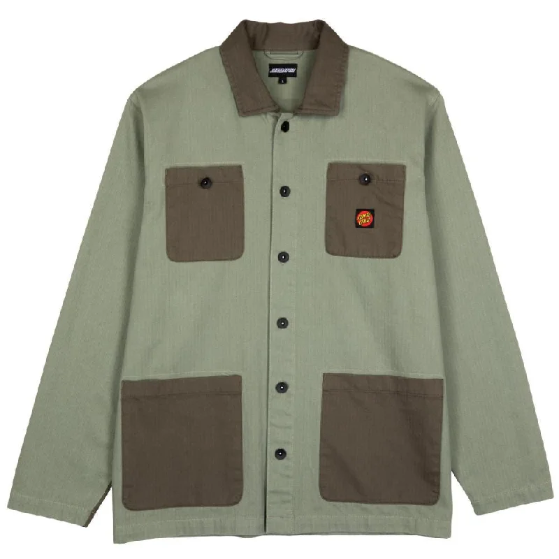 Santa Cruz Jacket Watkins Jacket - Sage / Brown Nylon Jacket Polyester Jacket Spandex Jacket Santa Cruz Jacket Watkins Jacket - Sage / Brown Nylon Jacket Polyester Jacket Spandex Jacket