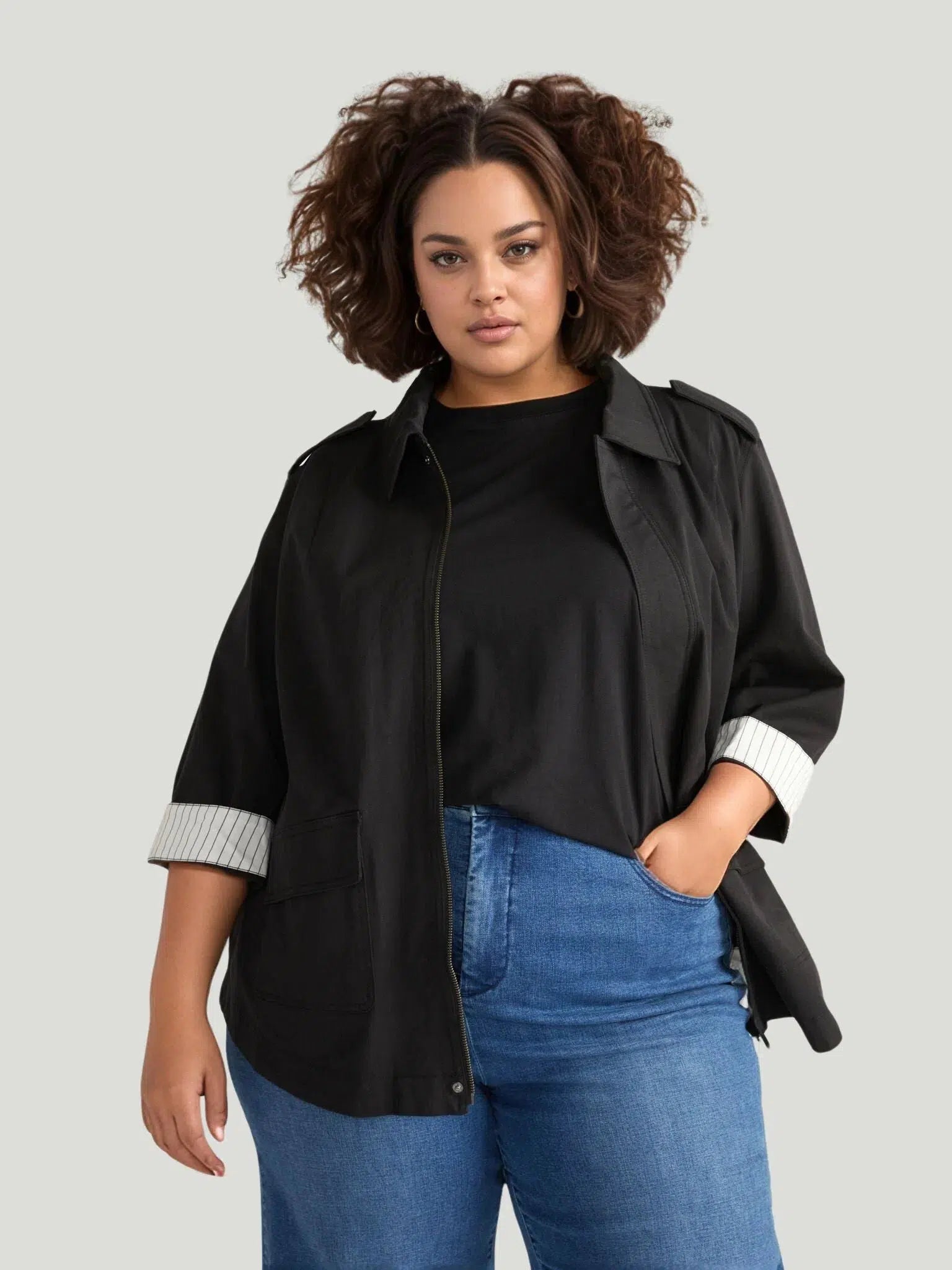 Universal Standard Stretch Twill Manor Jacket Wool Jacket Cashmere Jacket Tweed Jacket