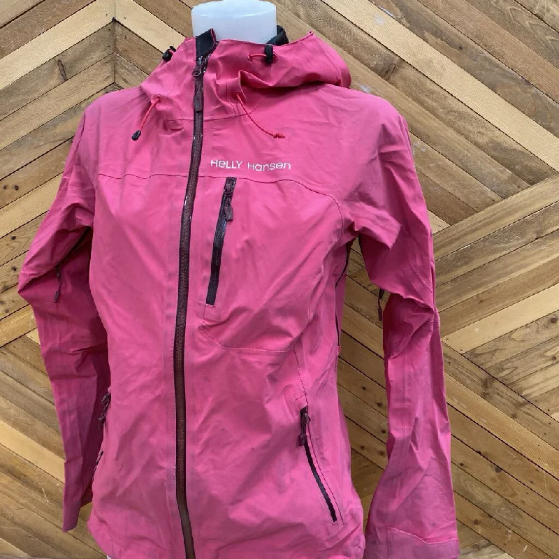 Helly Hansen - Women's Odin Rain Jacket - MSRP $288: Pink-women-SM Welt Pockets Slit Pockets Flap Pockets