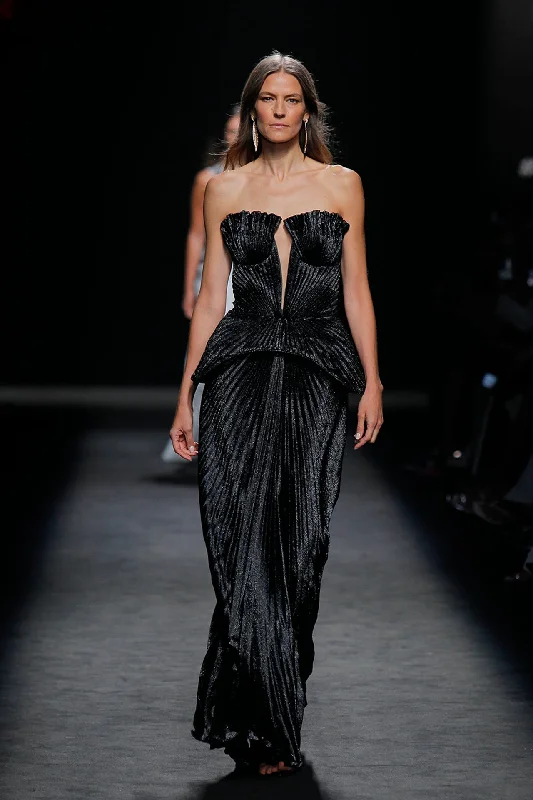 Fully pleated set top and skirt lace skirt feminine