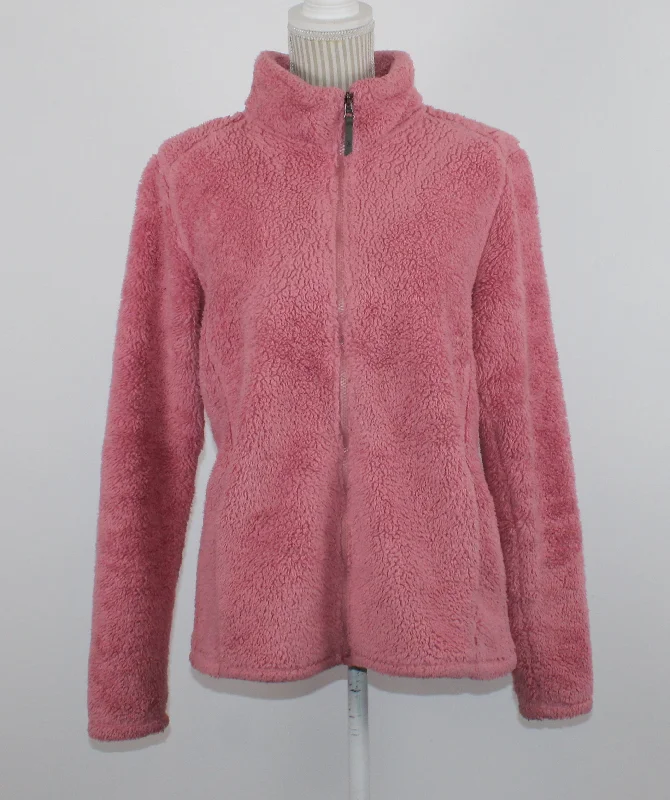 CLOUDVEIL PINK SOFT SWEATER LADIES MEDIUM PRE-LOVED Hooded Caped Shawl Collar