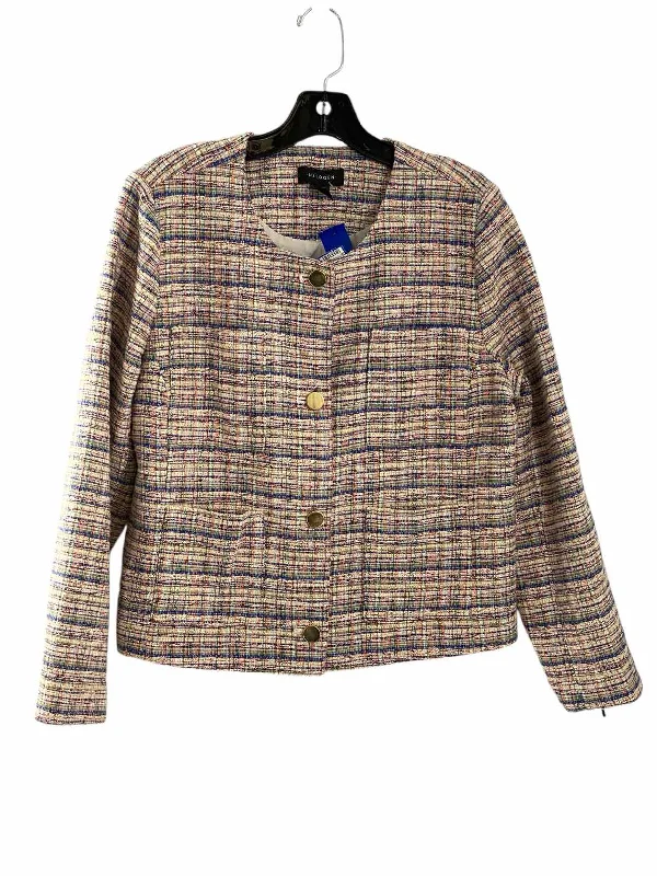 Halogen Size LP White Red/Blue Print Jacket Denim Jacket Leather Jacket Suede Jacket Halogen Size LP White Red/Blue Print Jacket Denim Jacket Leather Jacket Suede Jacket