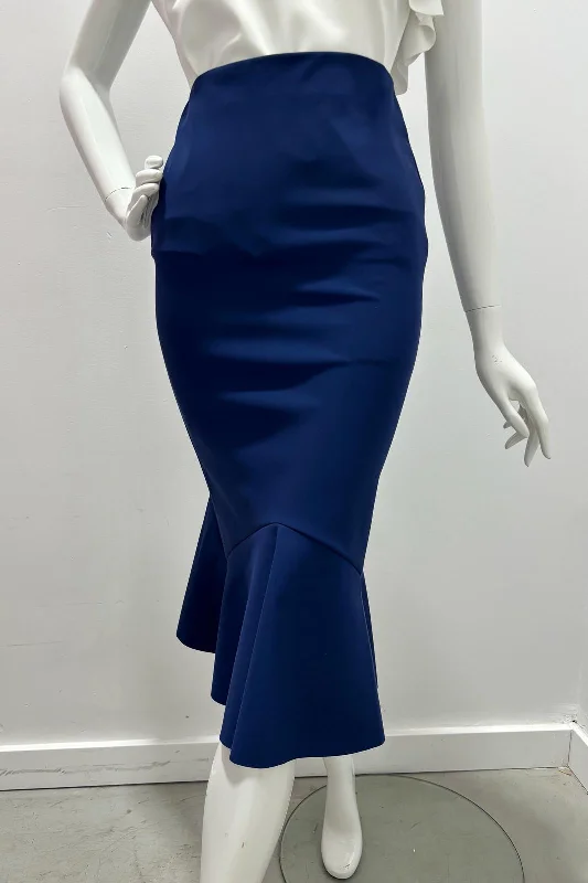 Greta Constantine Kace Skirt - "Meghan Markle" Skirt with Flounce seamless skirt comfort
