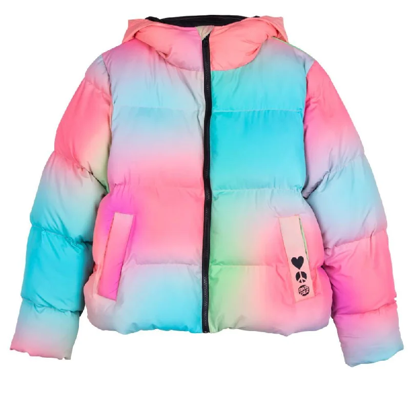 Santa Cruz Womens Jacket Glow Quilted Jacket - All Over Print Knit Fabric Woven Fabric Fleece Fabric Santa Cruz Womens Jacket Glow Quilted Jacket - All Over Print Knit Fabric Woven Fabric Fleece Fabric