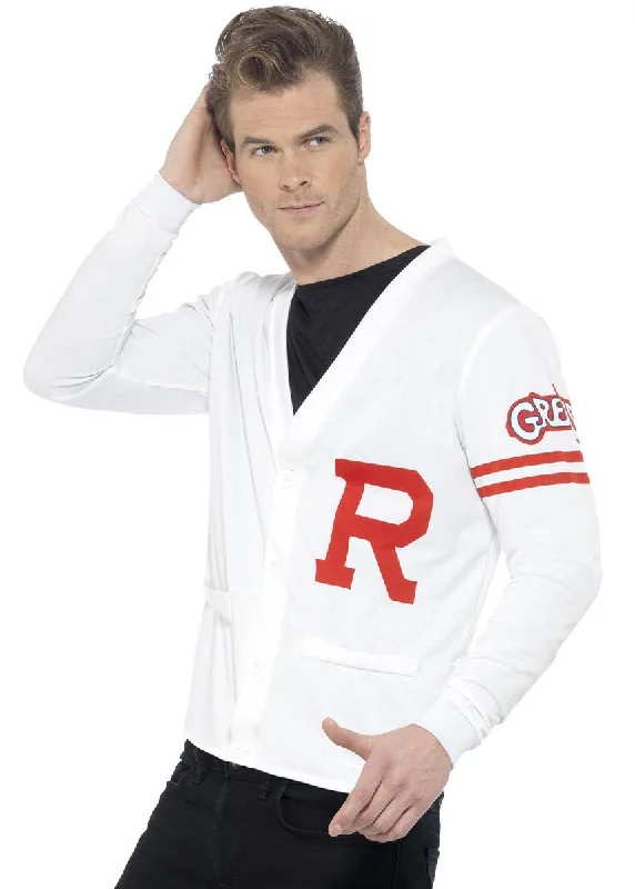 Rydell High Jock Mens Grease Costume Jacket Tailored Jacket Straight Jacket A-Line Jacket Rydell High Jock Mens Grease Costume Jacket Tailored Jacket Straight Jacket A-Line Jacket