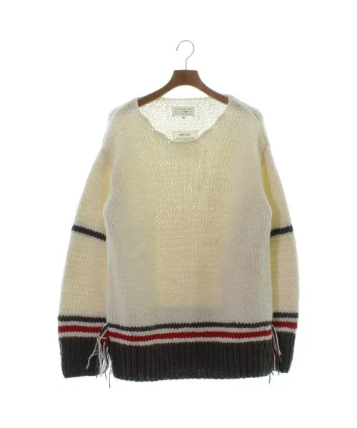 Maison Margiela Sweaters Hooded Sweater Collared Sweater Shawl Collar