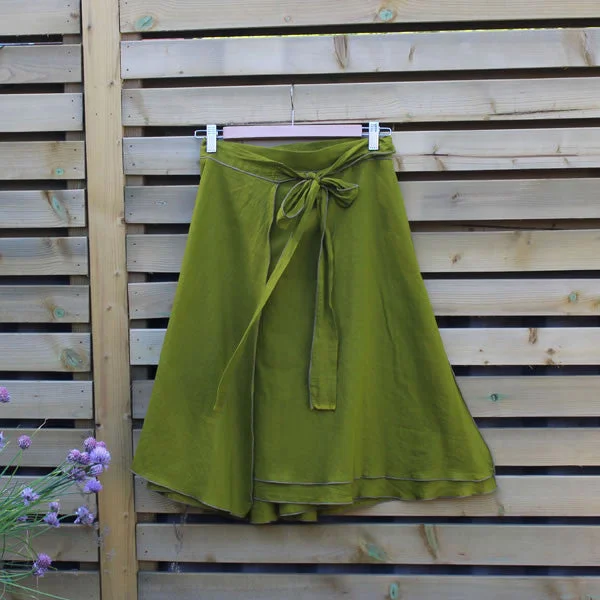 Lightest Cotton Wrap Skirts denim skirt classic