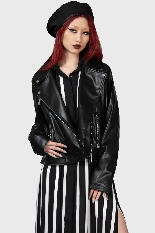 Night Wrath Biker Jacket Wool Jacket Cashmere Jacket Tweed Jacket