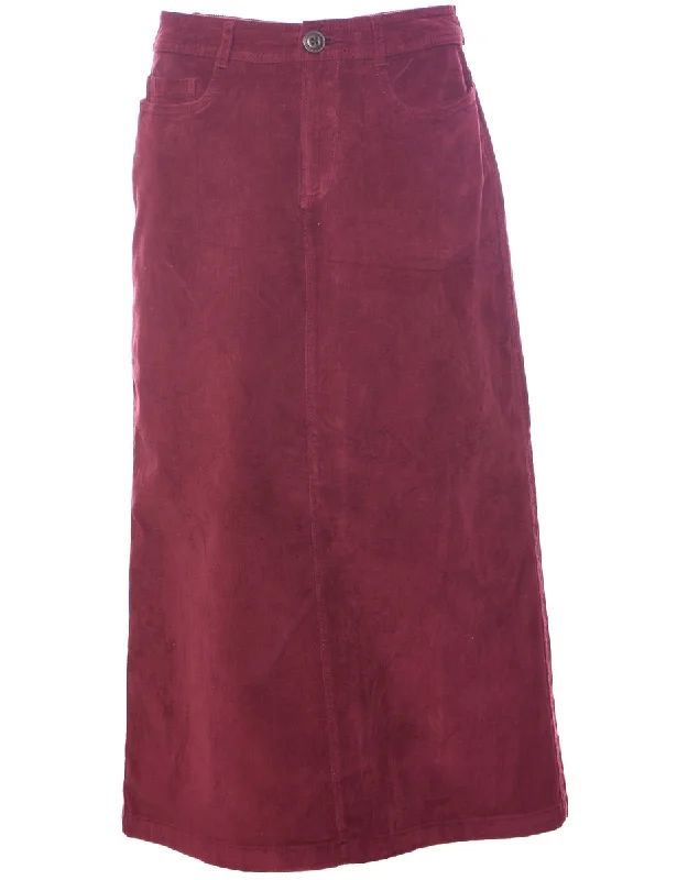Croft & Barrow A-line Skirt - M velvet skirt luxury