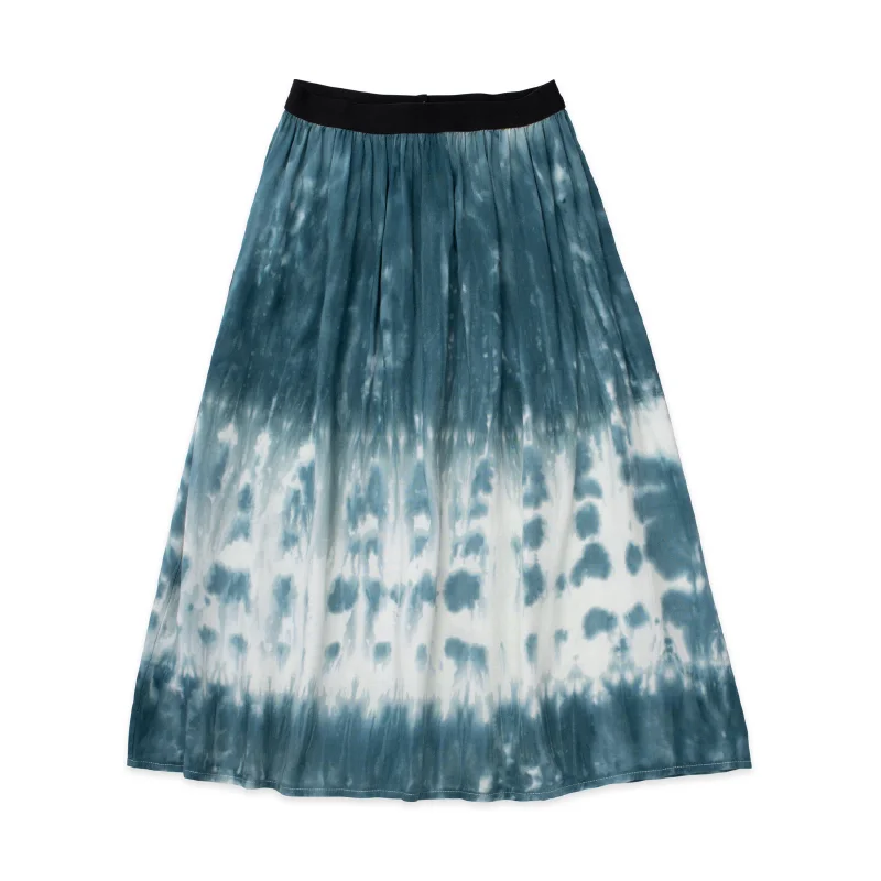Minti Pop Skirt - Forest silk skirt smooth