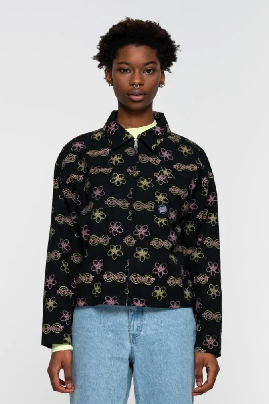 Santa Cruz Womens Jacket Infinity Jacket - Multi Print Jacket Jacquard Jacket Embroidered Jacket Santa Cruz Womens Jacket Infinity Jacket - Multi Print Jacket Jacquard Jacket Embroidered Jacket