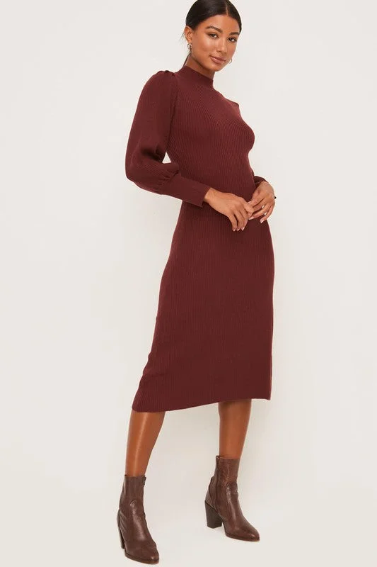 Elise Sweater Dress Velvet Chenille Corduroy