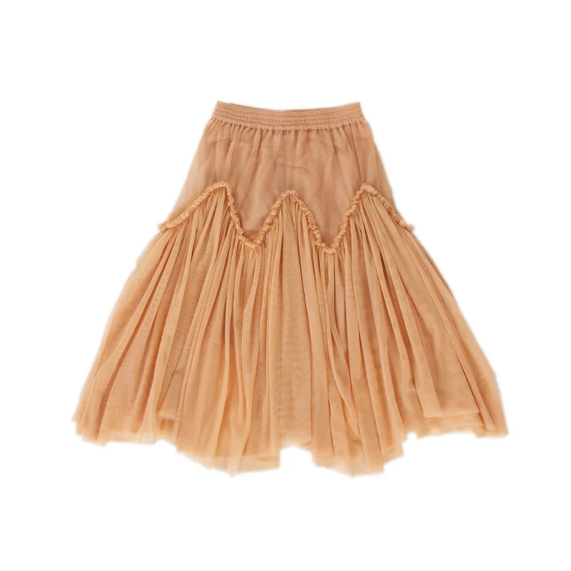 Peggy Harper Skirt - Ivory Cream linen skirt airy