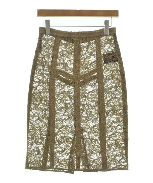 BURBERRY PRORSUM COLLECTION Knee length skirts denim skirt stylish