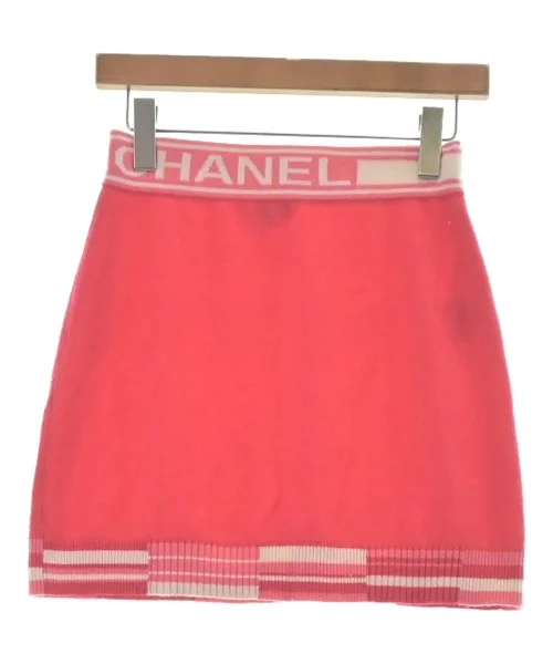 CHANEL Mini skirts cashmere skirt fine