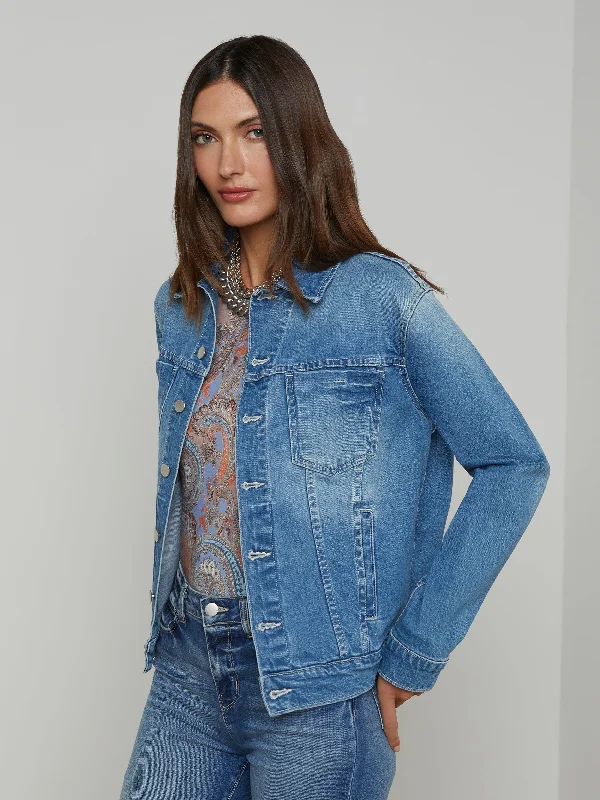 Mack Oversized Denim Jacket Trench Coat Raincoat Waterproof Jacket