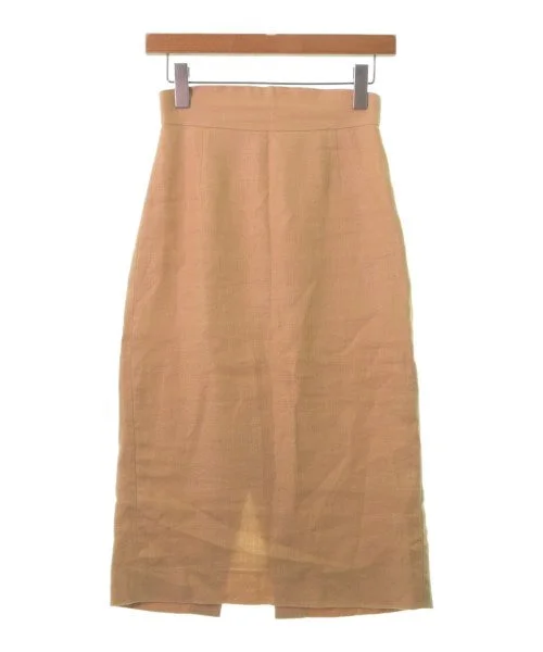 BEIGE, Long/Maxi length skirts silk skirt sleek