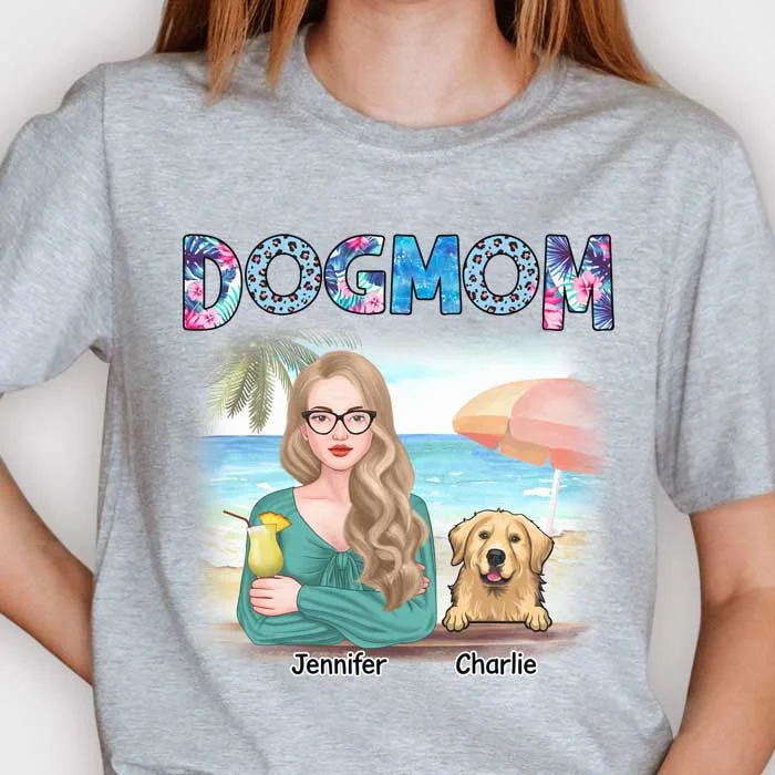 Best Dog Mom Ever - Personalized Unisex T-shirt, Hoodie - Gift For Pet Lovers