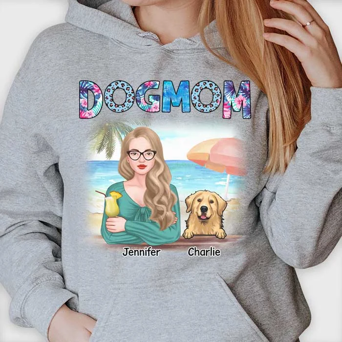 Best Dog Mom Ever - Personalized Unisex T-shirt, Hoodie - Gift For Pet Lovers