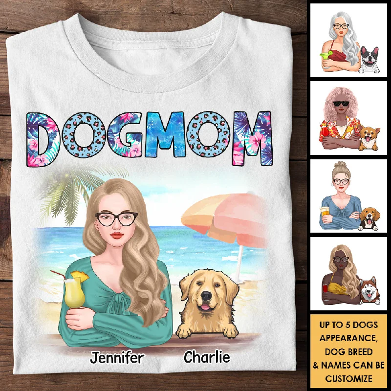 Best Dog Mom Ever - Personalized Unisex T-shirt, Hoodie - Gift For Pet Lovers