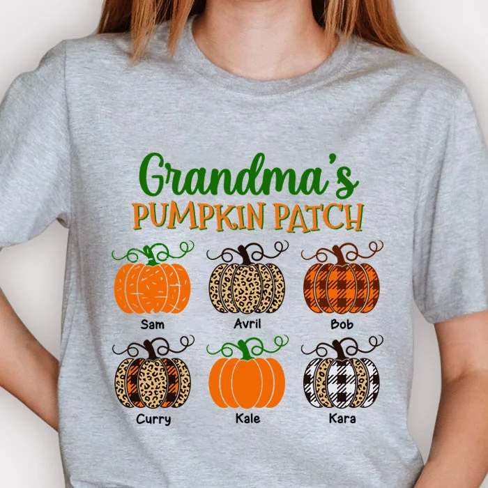 Fall Pumpkin Patch - Personalized Unisex T-Shirt