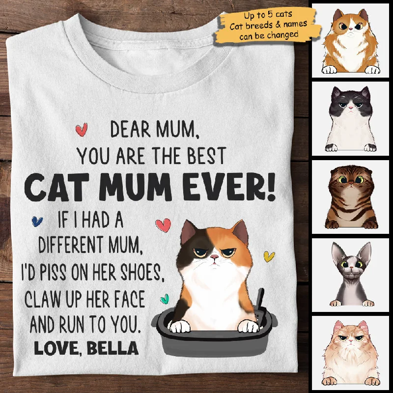 I Would Claw Up Her Face - Gift For Cat Mum, Personalized Unisex T-shirt, Hoodie