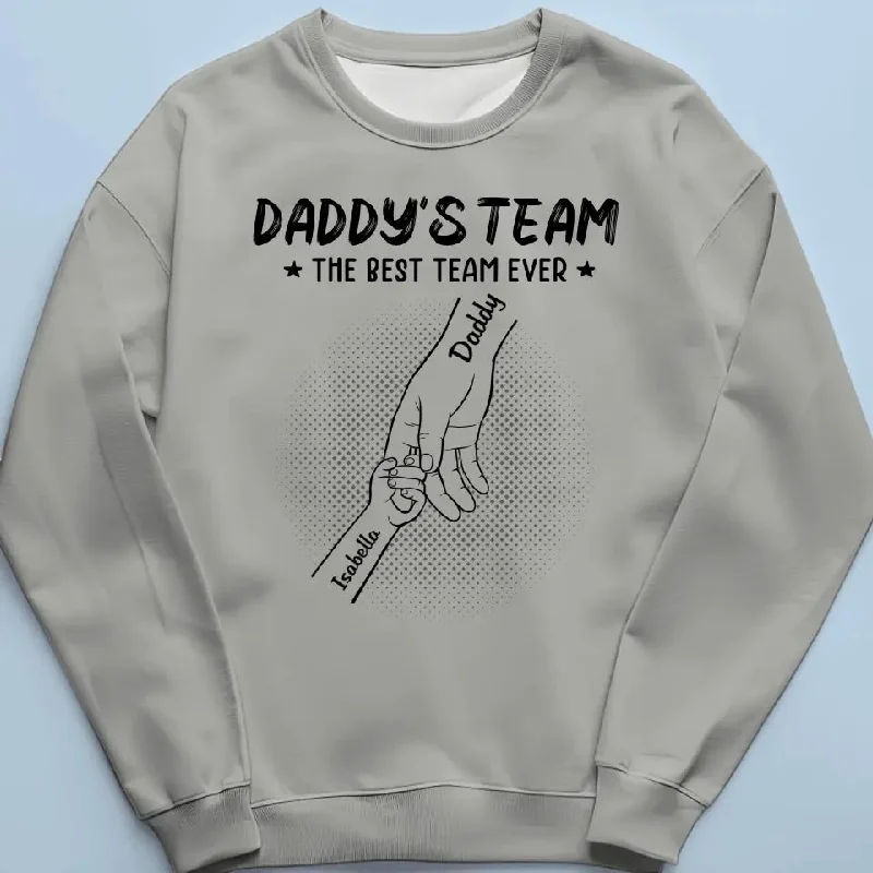 The Best Team Ever - Family Personalized Custom Unisex T-shirt, Hoodie, Sweatshirt - Father's Day, Gift For Dad, Grandpa