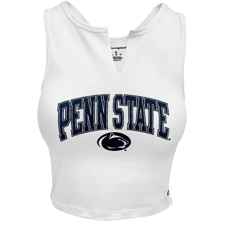 Champion Ladies Penn State Fan Crop Tank