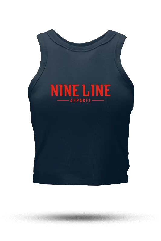 NLA Basic Red Logo - Crop Tank