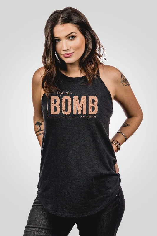 Women's Halter Tank - Like a Bomb