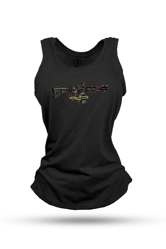 Women's Racerback Tank - Love to Bang