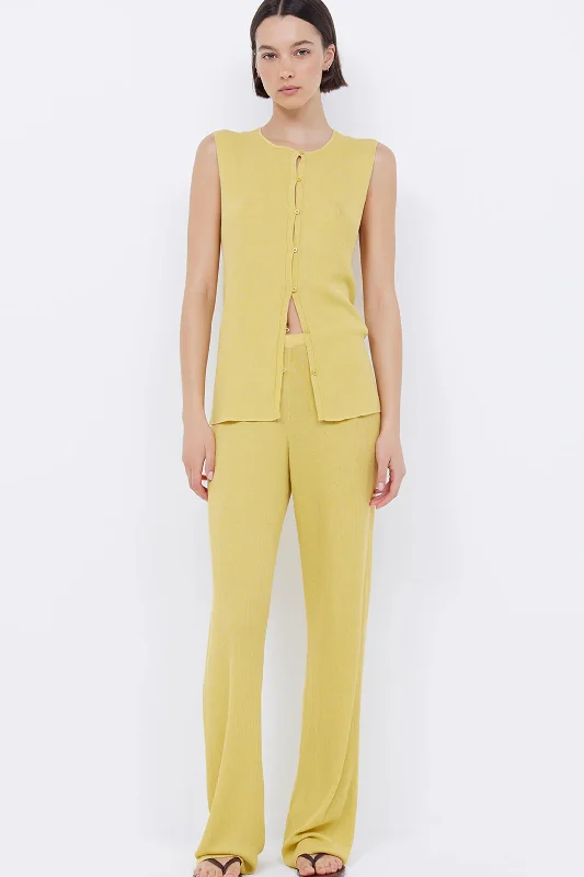 BEC + BRDIGE | Sorrento Knit Pant - Citrus