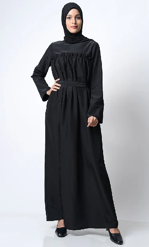 Classic Everyday Wear Abaya-Black