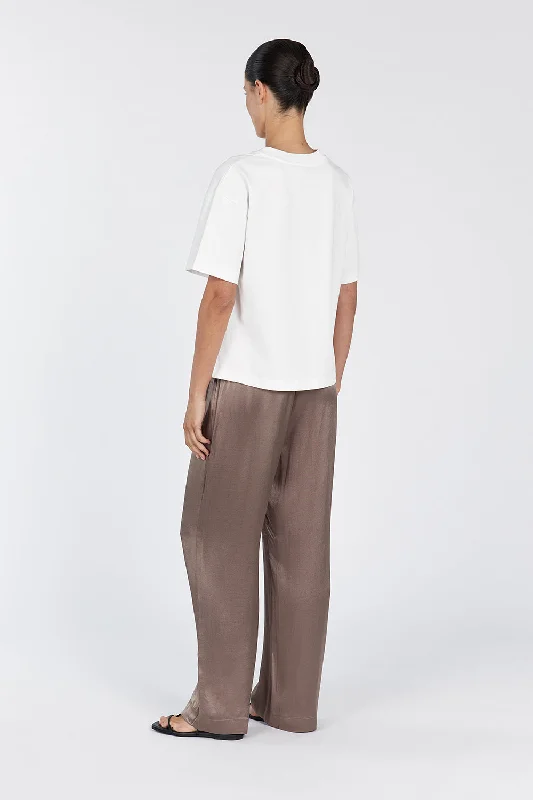 EVE LATTE SATIN PANT